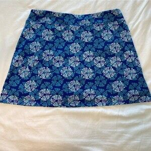 Tranquility Colorado Clothing Blue White Floral Design Size M
